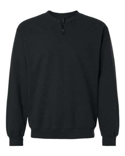 Gildan SF008 Unisex Softstyle Midweight Fleece Quarter-Zip Sweatshirt