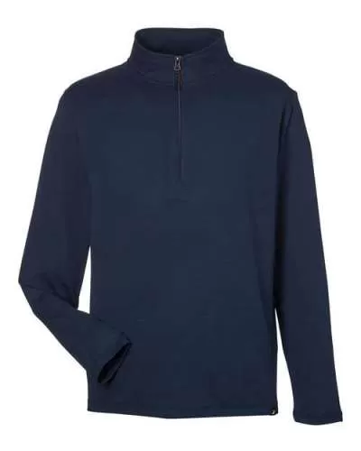 Glyder MDP1772 Men's Marbled Jersey Fairway Quarter-Zip