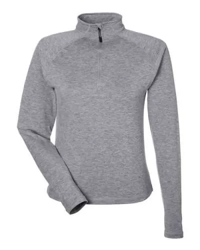 Glyder PDP8023 Ladies' Marbled Jersey Fairway Quarter-Zip