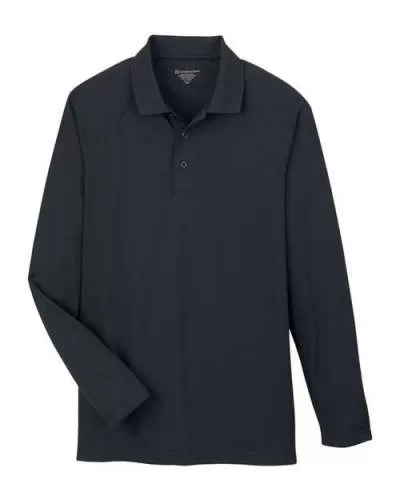 Harriton M208L Men's Charge Snag and Soil Protect Long-Sleeve Polo