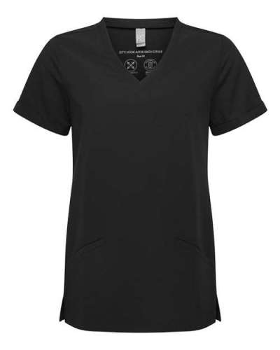 Onna By Premier NN310 Ladies' Invincible V-Neck Stretch Scrub Top