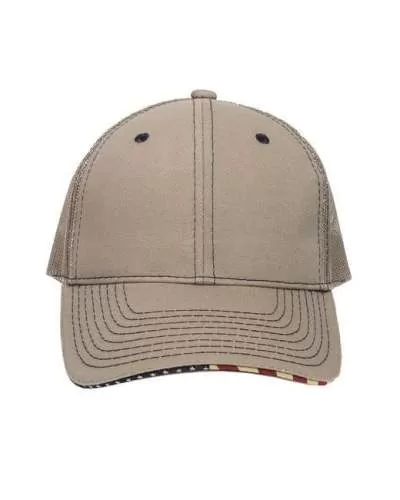 Outdoor Cap USA800M USA Accent Mesh Back Cap