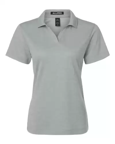 AllPro 4HM00L Women's Pro-Lock Performance M?lange Polo