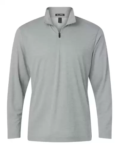 AllPro 4HM700 Men's Pro-Lock Performance M?lange Quarter-Zip Pullover