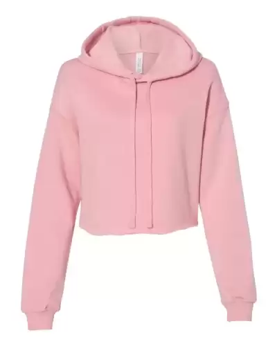 BELLA + CANVAS 7502 Women's Crop Fleece Hoodie Sweatshirt