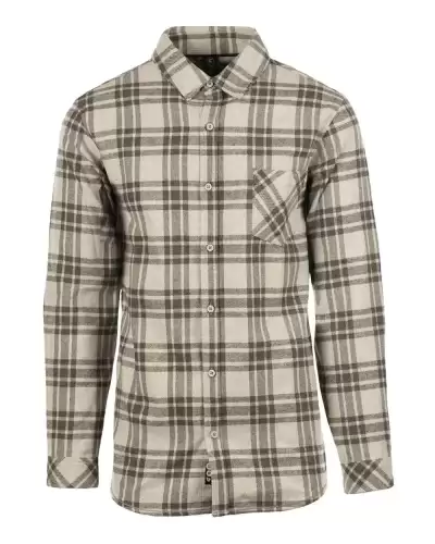 Burnside 8212 Men's Open Pocket Flannel Shirt