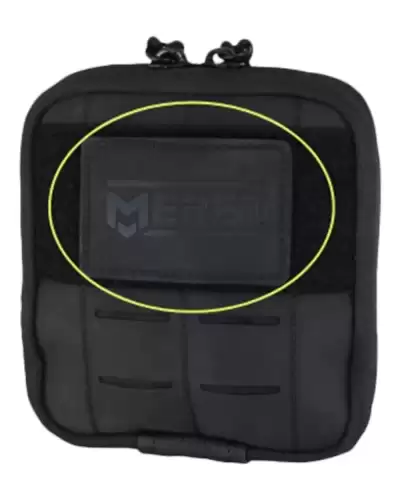 MERET SPBK10 Small Blank Black Patch - Qty 10
