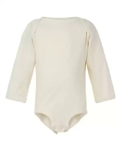 Rabbit Skins 4421 Infant Fine Jersey Long Sleeve Bodysuit