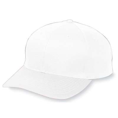 Augusta Sportswear 6206 Youth 6-Panel Cotton Twill Low Profile Cap