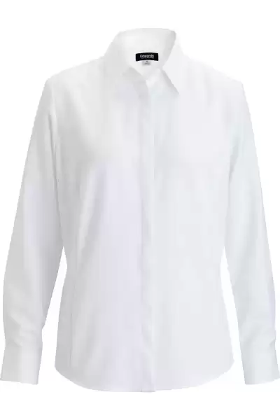 Edwards 5297 Flexbatiste Cafe Long Sleeve Ladies Shirt