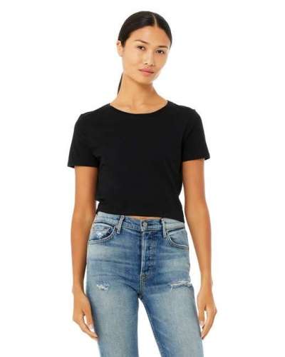 Bella + Canvas 6681 Ladies' Poly-Cotton Crop T-Shirt