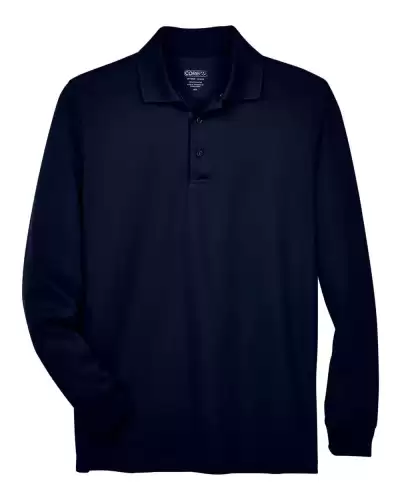 CORE365 88192T Men's Tall Pinnacle Performance Long Sleeve Piqu? Polo