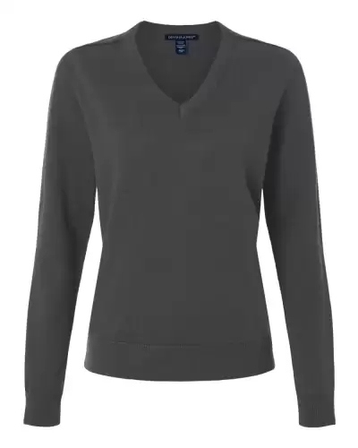 Devon & Jones DG445W Women's New Classics V-Neck Sweater