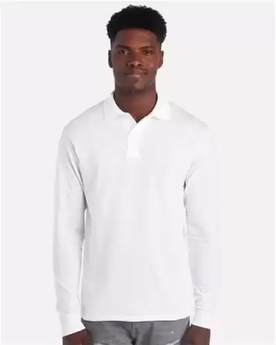 JERZEES 437LR Men's Dri-Power? Long Sleeve Polo