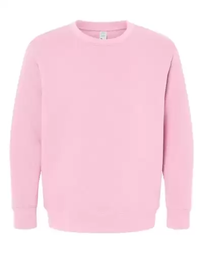 LAT 2225 Youth Elevated Fleece Crewneck Sweatshirt