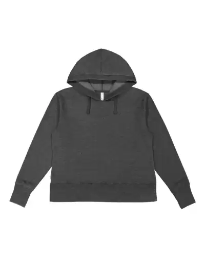 LAT 3536 Women's Vintage Wash Hoodie Sweatshirt