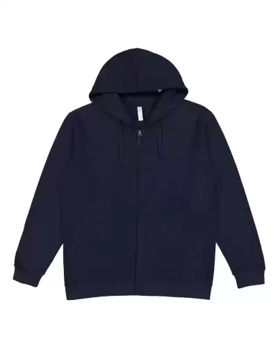LAT 6927 Unisex Full-Zip Fleece Hoodie Sweatshirt
