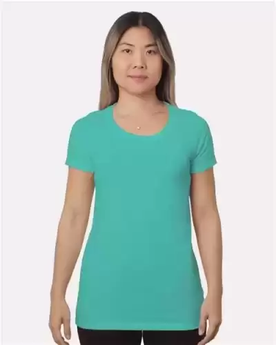 Bayside 9625 Women's Triblend Short Sleeve T-Shirt