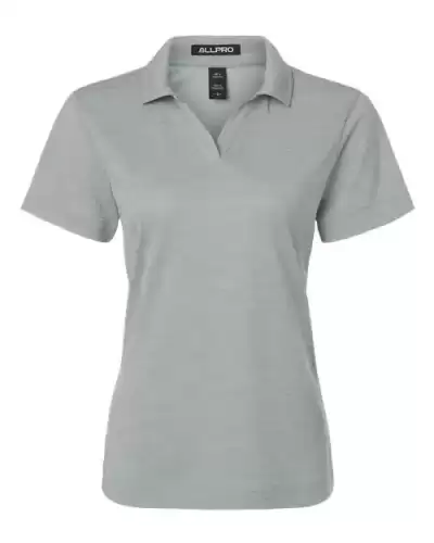 AllPro 4HM00L Women's Pro-Lock Performance M?lange Polo