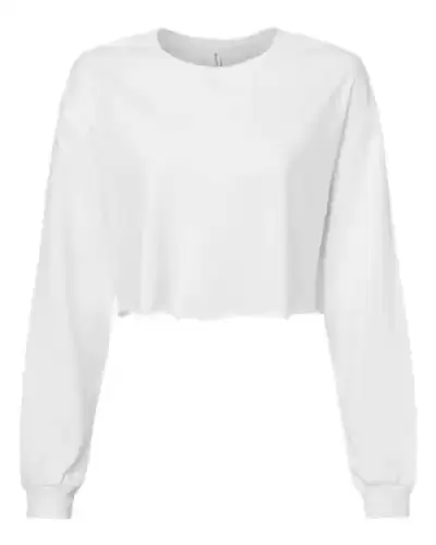 Bella + Canvas 6501 Fast Fashion Women's Cropped Long Sleeve Tee