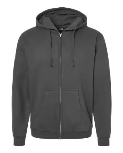 Tultex 331 Unisex Full-Zip Hooded Sweatshirt