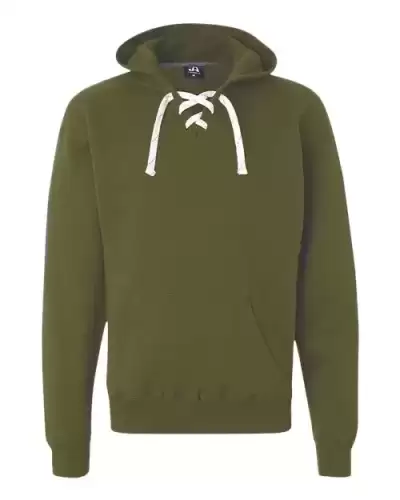 J. America 8830 Sport Lace Hooded Sweatshirt