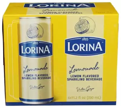 Lorina, Beverage Sparkling Lemonade, 11.2 Oz X 6 (Case of 4)