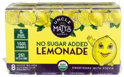 Uncle Matts Lemonade Juice Box, 54 Oz(Case of 4)