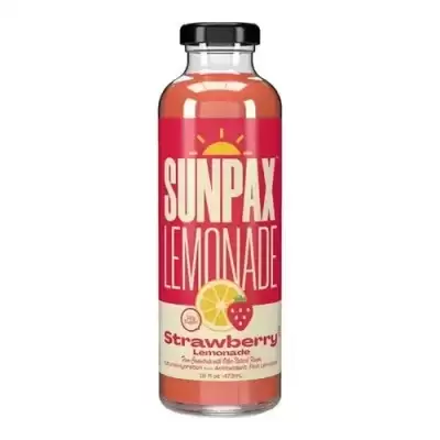 Sunpax, Lemondade Strawberry, 16 Oz (Case of 8)