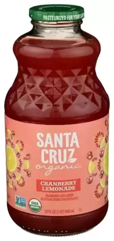 Santa Cruz Organic, Cranberry Lemonade, 32 Ounce
