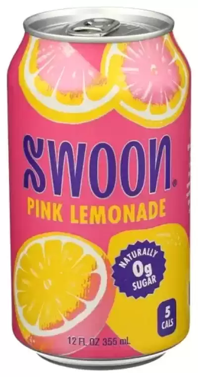 Swoon Lemonade - Naturally Zero Sugar Pink 12 Fl Oz