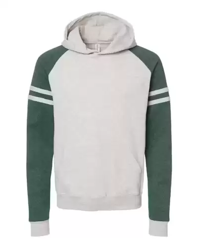JERZEES 97CR Unisex Nublend? Varsity Colorblocked Raglan Hooded Sweatshirt 2 Pack