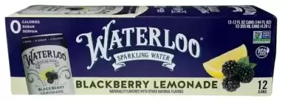 Waterloo Sparkling Water, Sparkling Water Blackberry Lemonade, 144 Oz (Case Of 2)