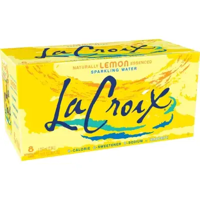 La Croix, Wtr Spark Lmn 8Pk 12Z, Case Of 3 X 96 Oz