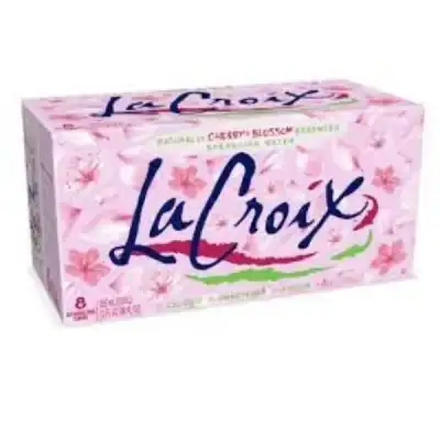 Lacroix, Sparkling Water Cherry Blossom, 12 Oz X 8 Count (Case Of 3)