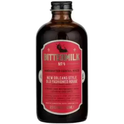 Bittermilk No.4 New Orleans Style Old Fashioned Rouge Cocktail Mixer - 8.5 Oz