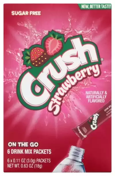 Crush Powder Drink Mix Strawberry