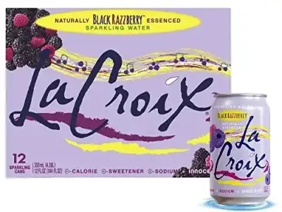 La Croix, Black Razzberry Sparkling Water, 144 Oz (Case Of 2)
