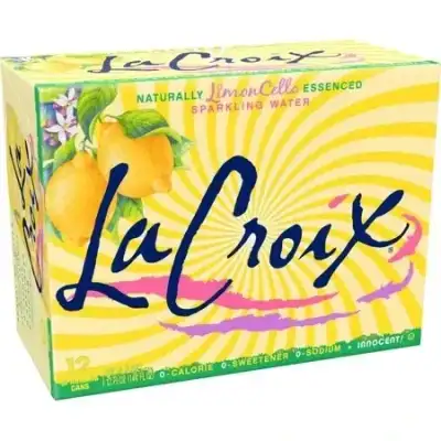 Lacroix Sparkling Water, Limoncello, 12 Oz., Case Of 12 Cans