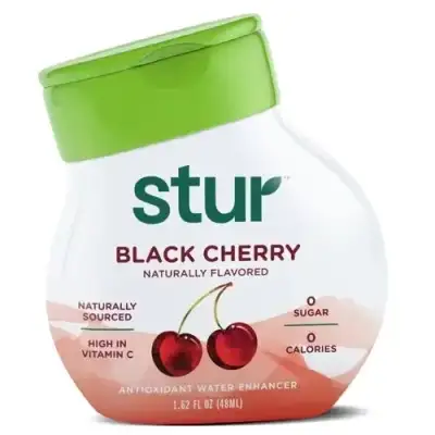 Stur, Antioxidant Water Enhancer, Black Cherry, 1.62 Fl Oz (48 Ml)