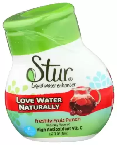 Stur, Antioxidant Water Enhancer, Fruit Punch, 1.62 Fl Oz (48 Ml)
