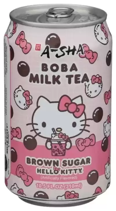 2501093 Hello Kitty Brown Sugar Boba Milk Tea, 10.5 Fl Oz