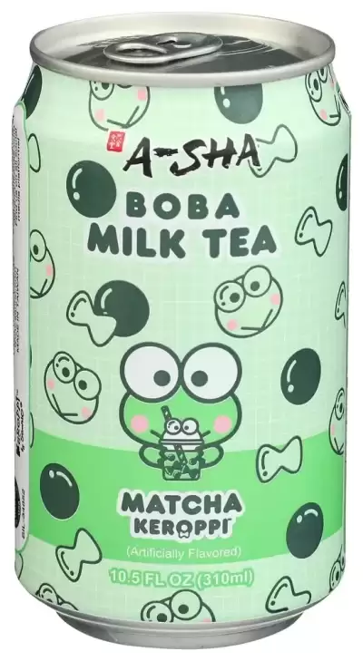 2501297 Hello Kitty Matcha Keroppi Boba Milk Tea, 10.5 Fl Oz