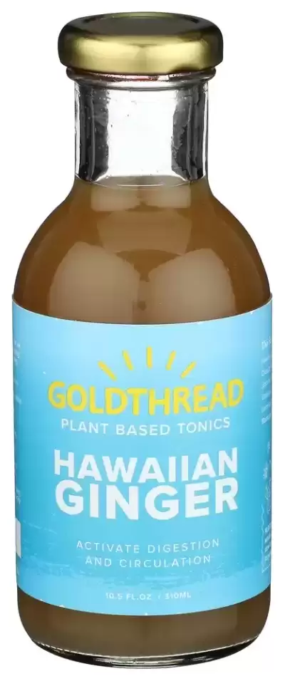 Goldthread, Plant Based Tonic Hawaiian Ginger, 10.5 Oz (Case Of 12)