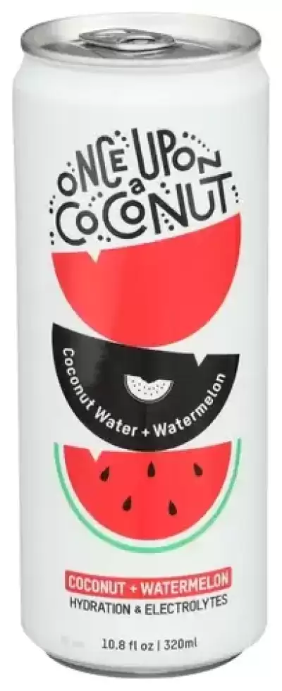 Once Upon A Coconut, Watermelon And Coconut Water, 10.8 Oz