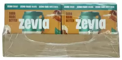 Zevia, Creamy Root Beer Zero Calorie Soda, 72 Oz (Case Of 4)