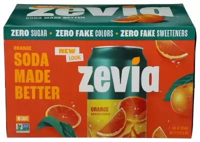 Zevia, Soda Orange, Case Of 4 X 72 Oz