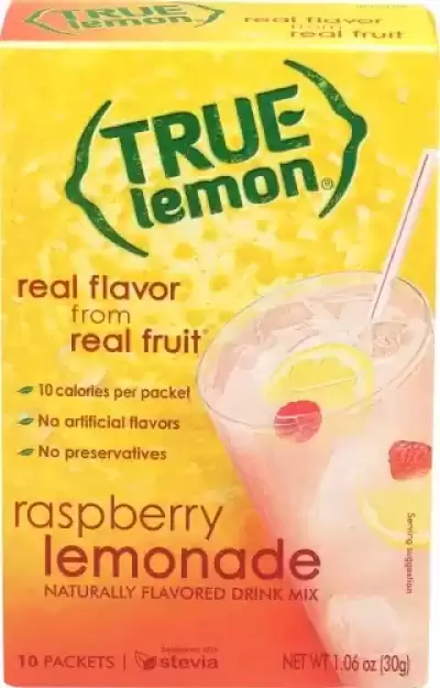 True Citrus, True Lemon?, Raspberry Lemonade, 0.11 Oz (3 G) Each