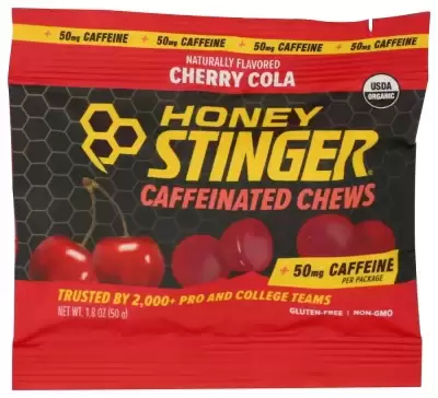 Honey Stinger, Organic Cherry Cola Caffeinated Chews, 1.08 Oz