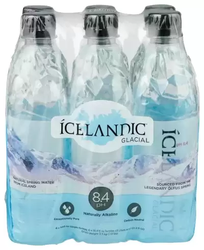Celandic Glacial Natural Spring Water 16.9 Fl. Oz. Bottles